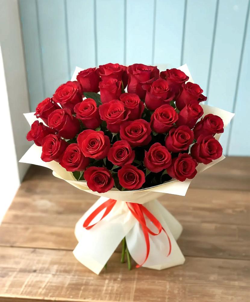 Букет 29 Красных роз в Тереке