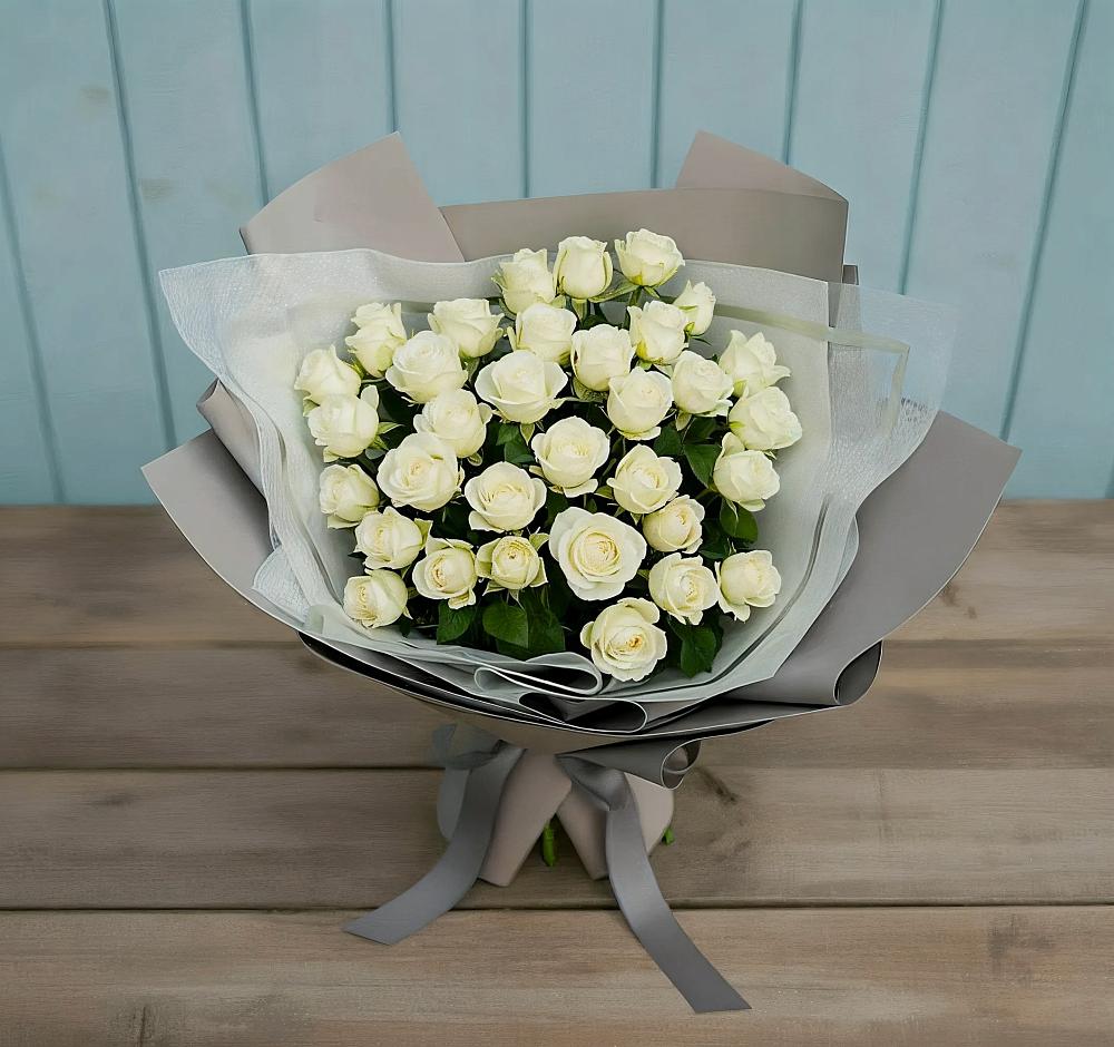 Букет Белоснежная нежность в Тереке
