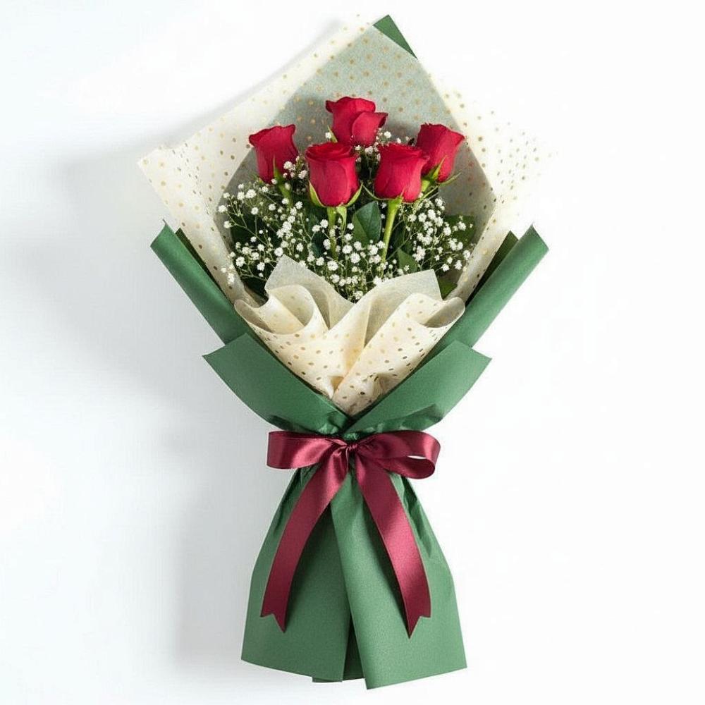 Букет цветов из: Розы в Тереке