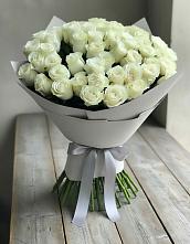 Букет 35 Белых роз в Тереке