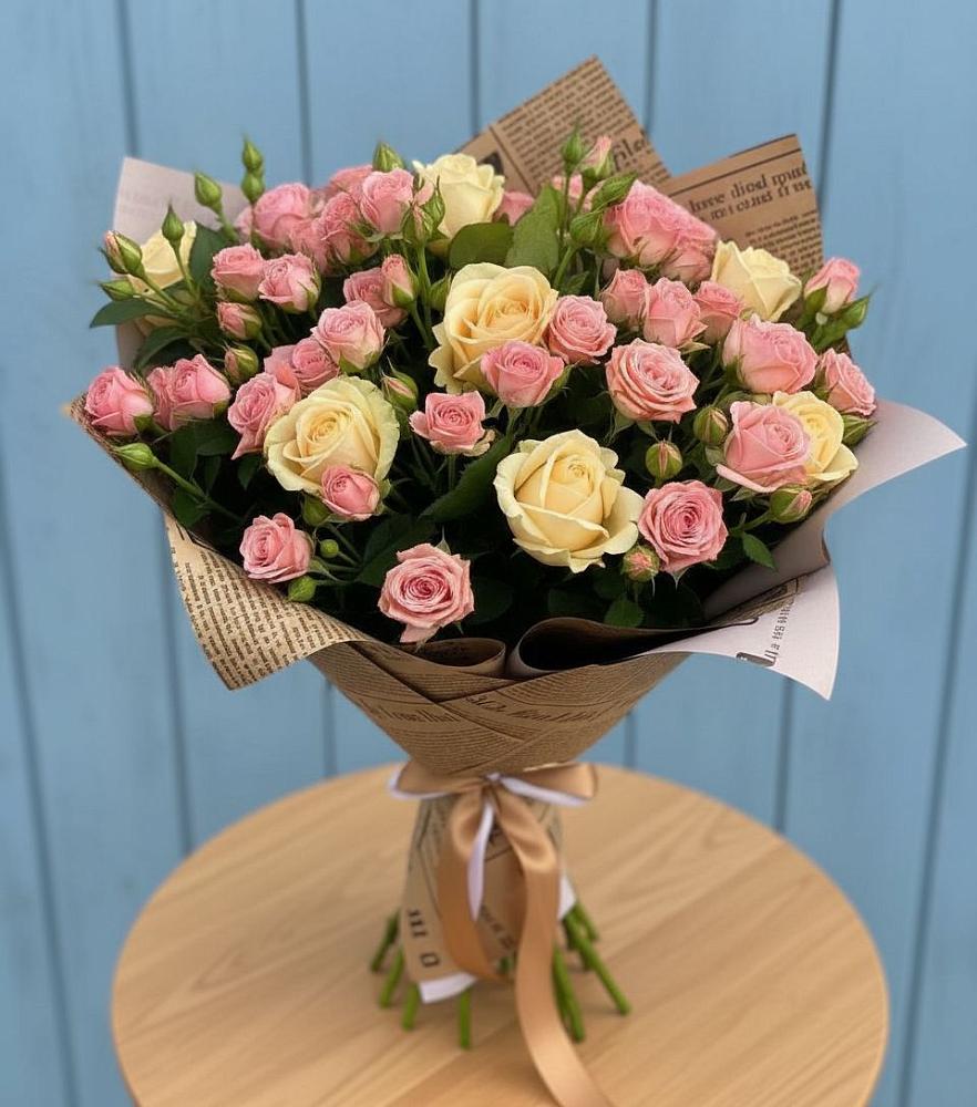 Букет цветов из: Розы в Тереке