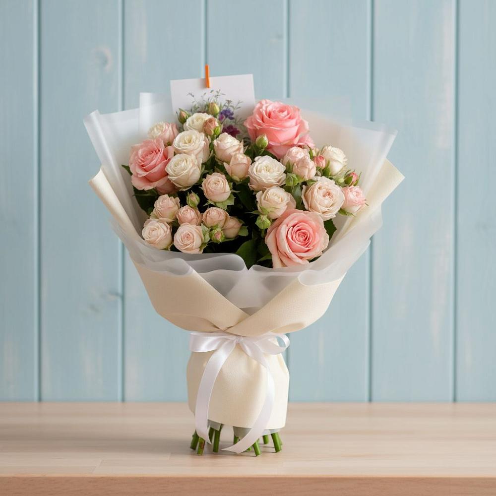 Букет цветов из: Розы в Тереке