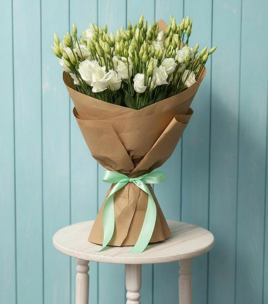 Букет цветов из: Лизиантусы в Тереке