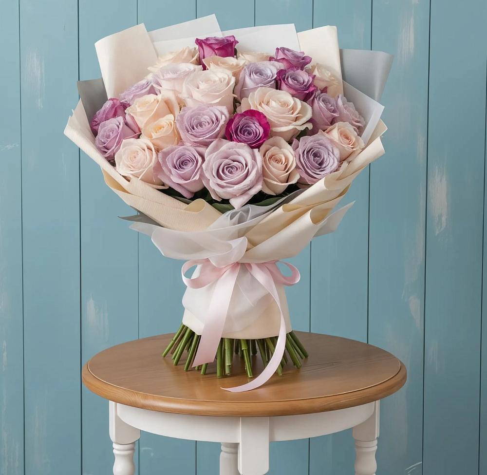 Букет цветов из: Розы в Тереке