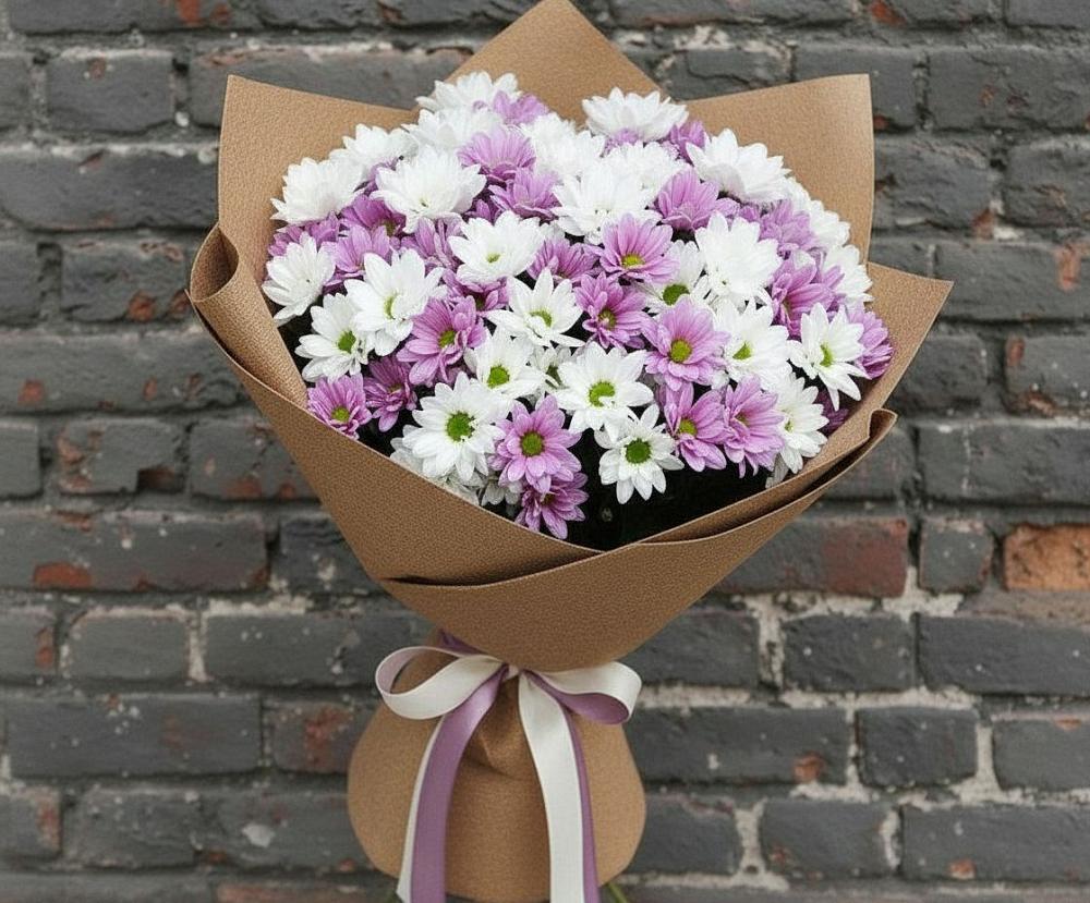 Букет цветов из: Хризантемы в Тереке