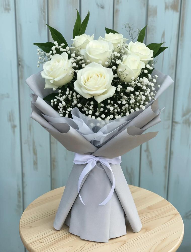 Букет цветов из: Розы в Тереке