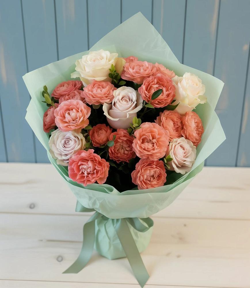 Букет цветов из: Розы в Тереке