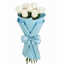 Букет 7 белых роз Проуд #REPLACE_PRED# Тереке