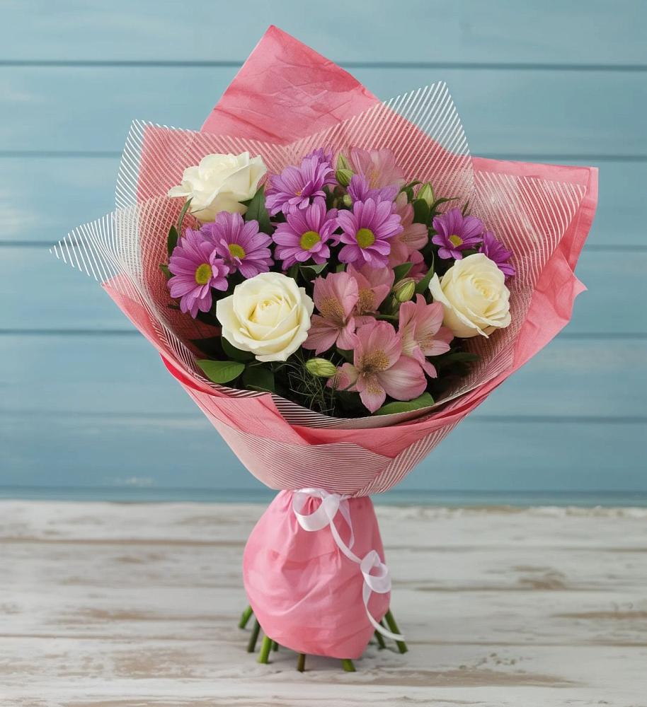 Букет цветов из: Герберы в Тереке