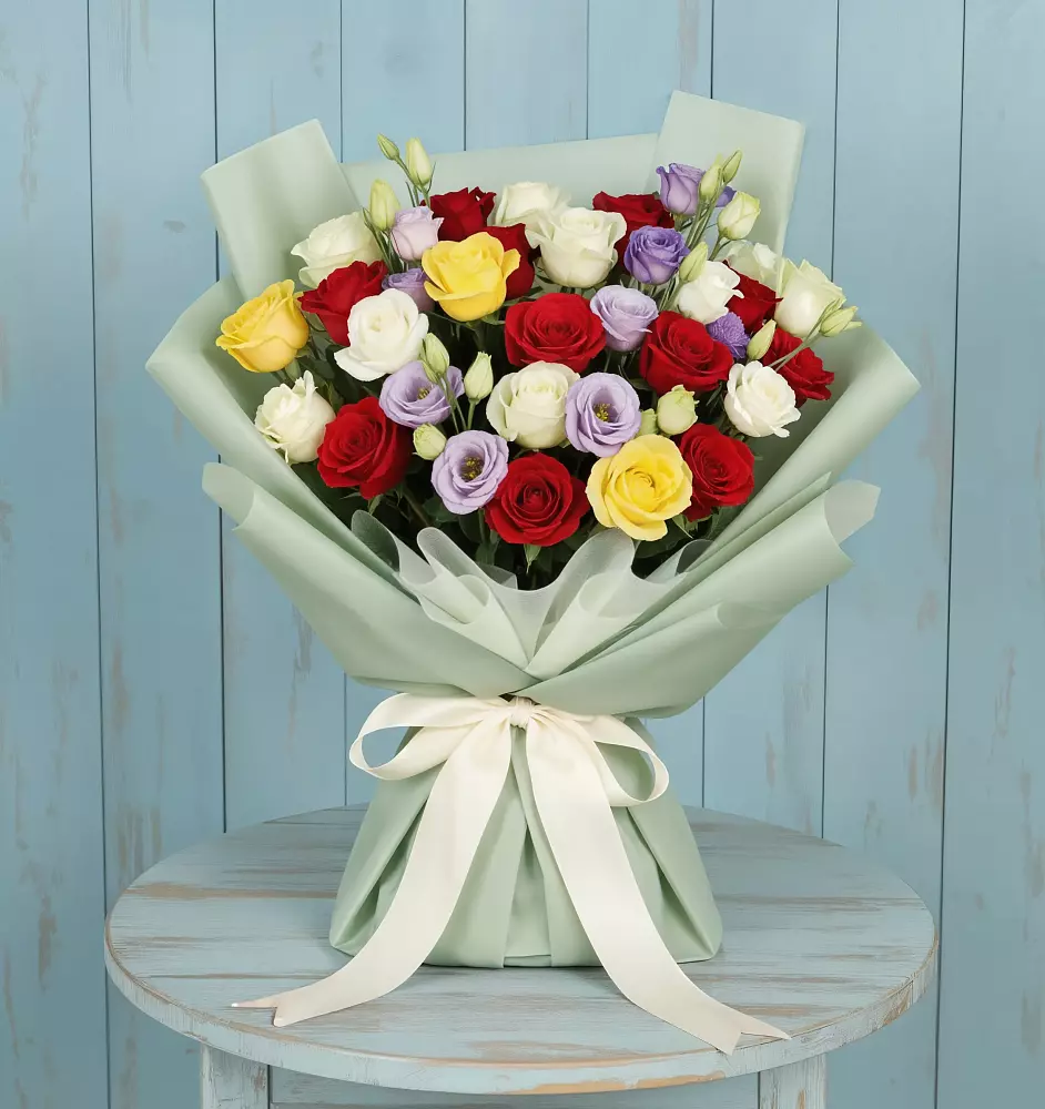 Букет цветов из: Розы в Тереке