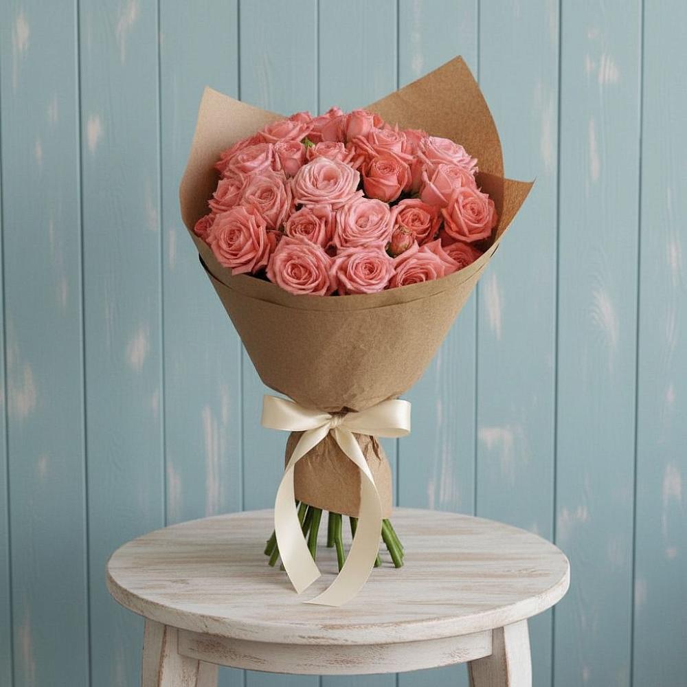 Букет цветов из: Розы в Тереке