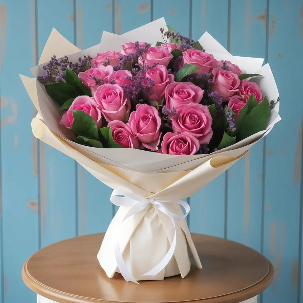 Букет цветов из: Розы в Тереке