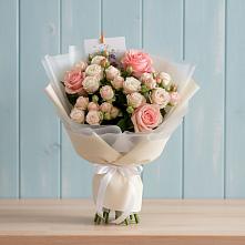 Букет цветов из:  Розы в Тереке