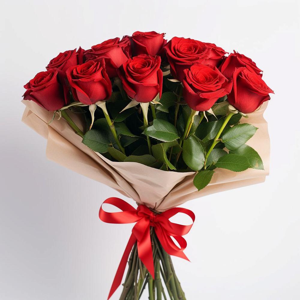 Букет 11 Красных роз Эдлесс Лав в Тереке