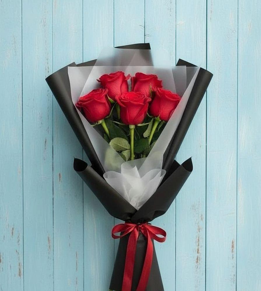 Букет цветов из: Розы в Тереке